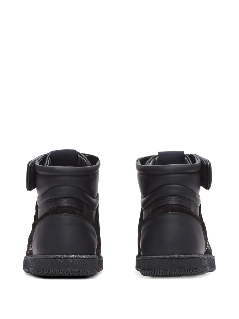 Balmain Leather-Panelled Trainers