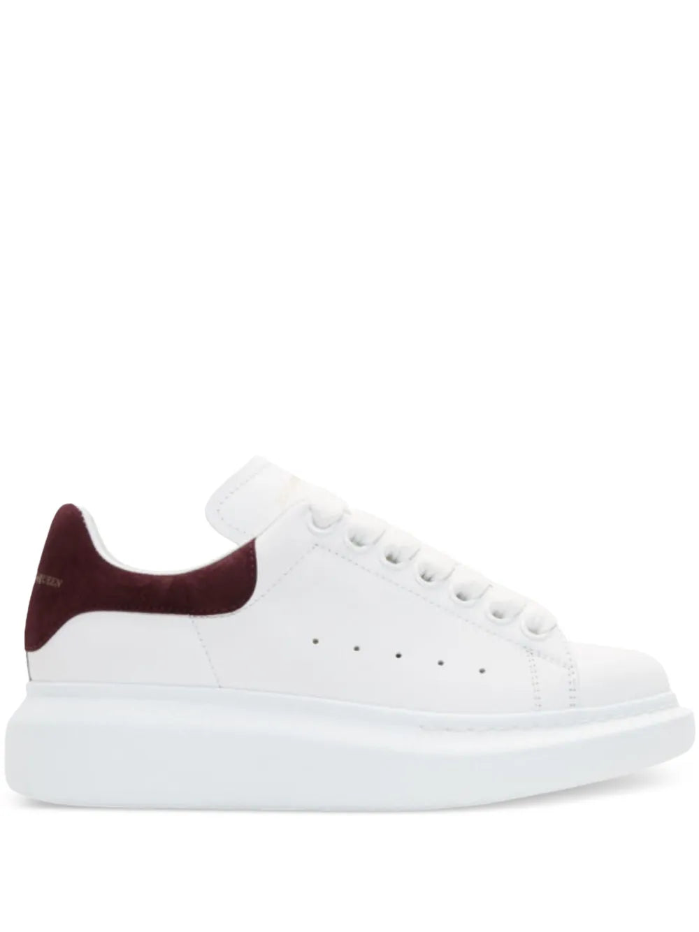 Alexander Mcqueen Oversized White/Burgundy Sneakers