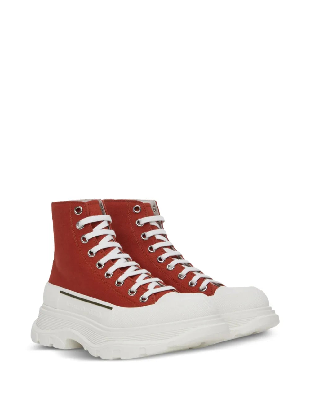 Alexander Mcqueen Tread Slick Red/White Sneakers