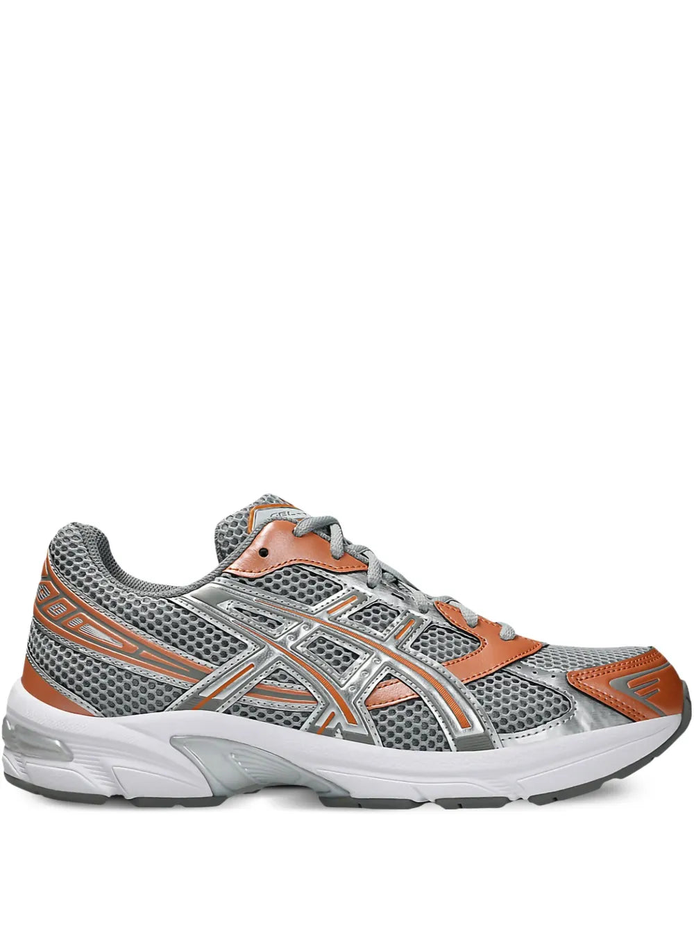 Asics Gel-1130 Cement Grey/Rust Orange Sneakers