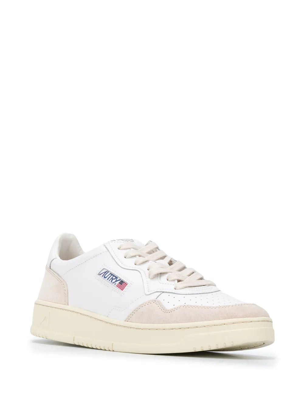 Autry Medalist Low White/Beige Sneakers