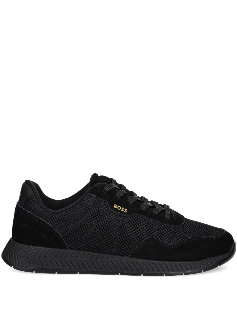 Boss Titanium Mesh-Panel Sneakers