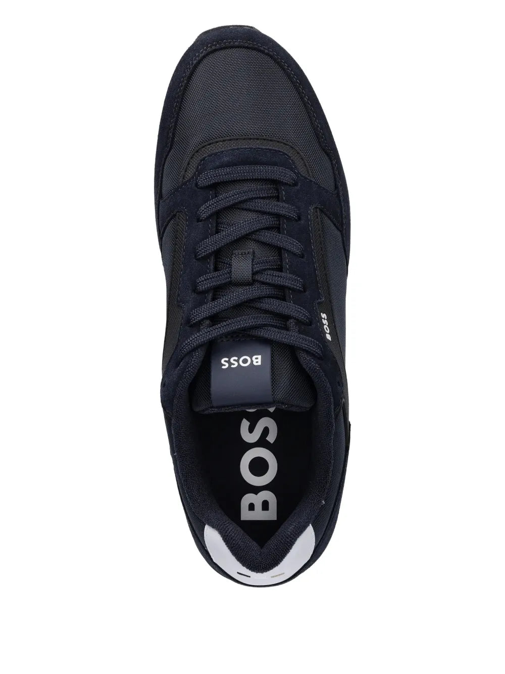 Boss Parkour Suede-Panelled Sneakers