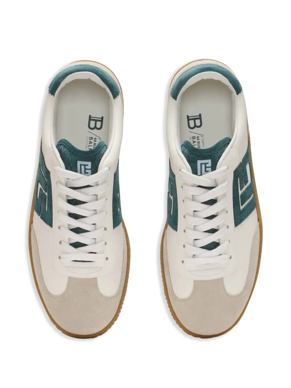 Balmain Swan Low-Top Sneakers