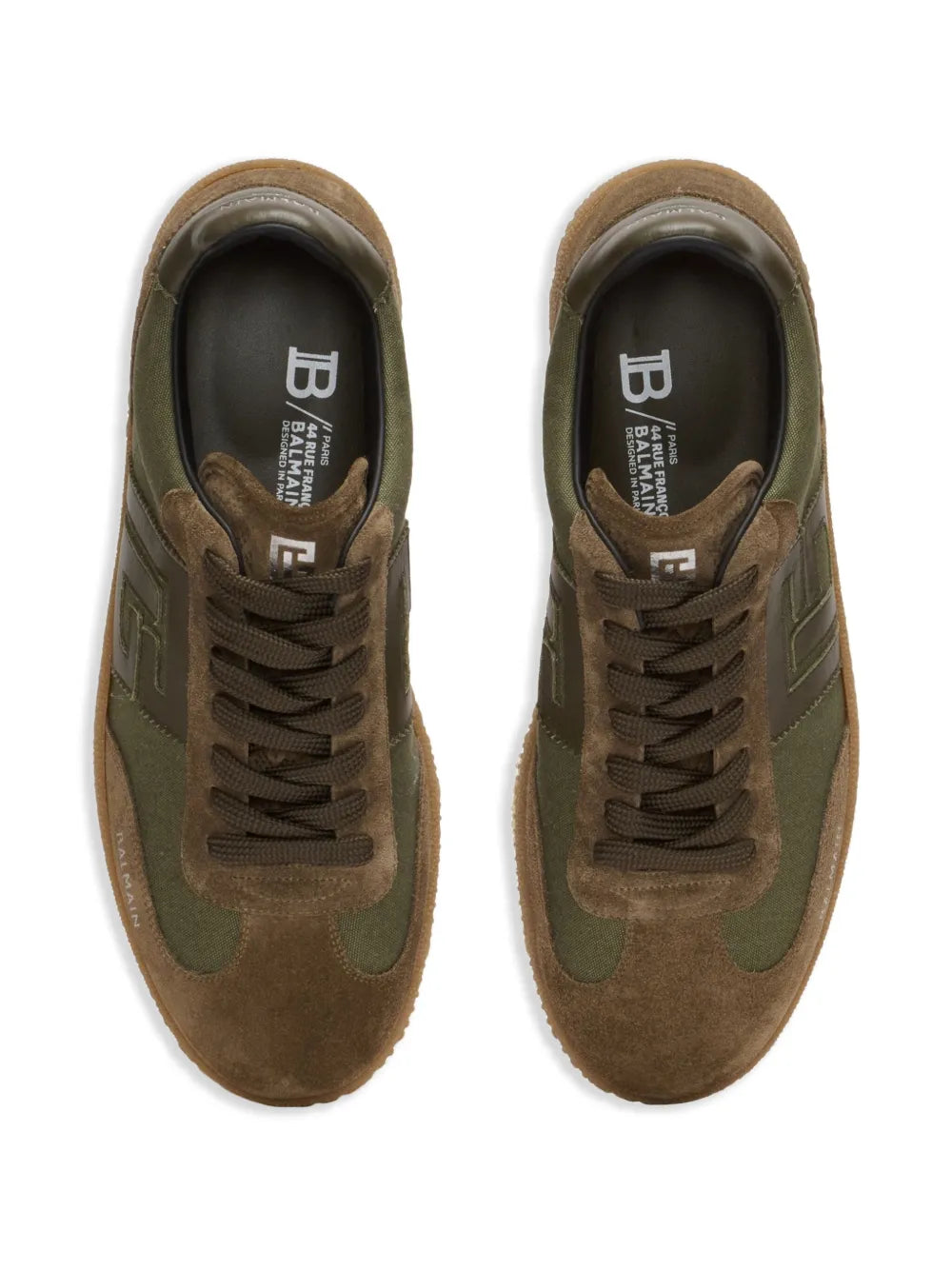 Balmain Swan Low-Top Sneakers