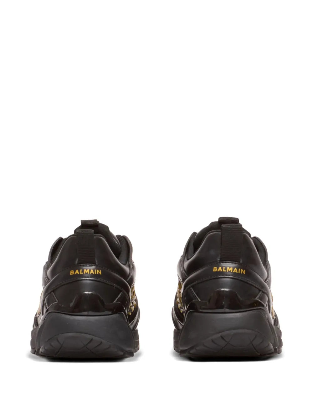Balmain Cosmic Dust Leather Sneakers
