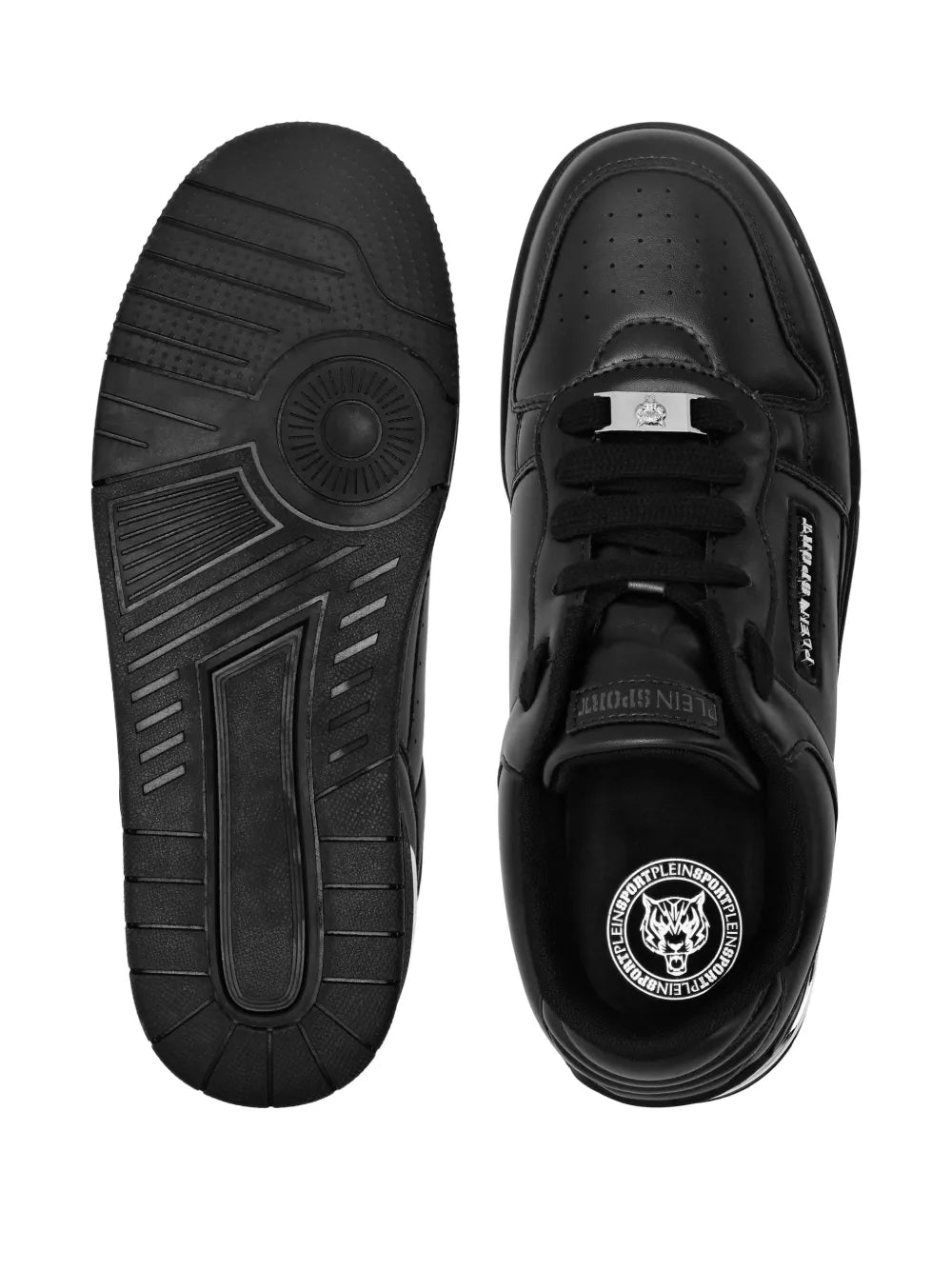 Plein Sport Tiger.X Logo-Plaque Leather
