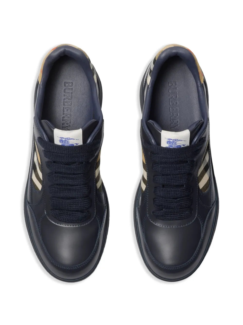 Burberry Check-Panelled Sneakers
