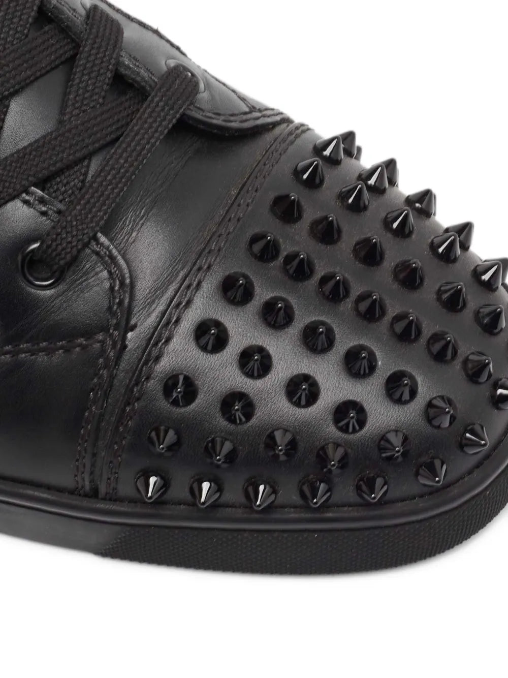 Christian Louboutin Pre-Owned Studded Leather Sneakers