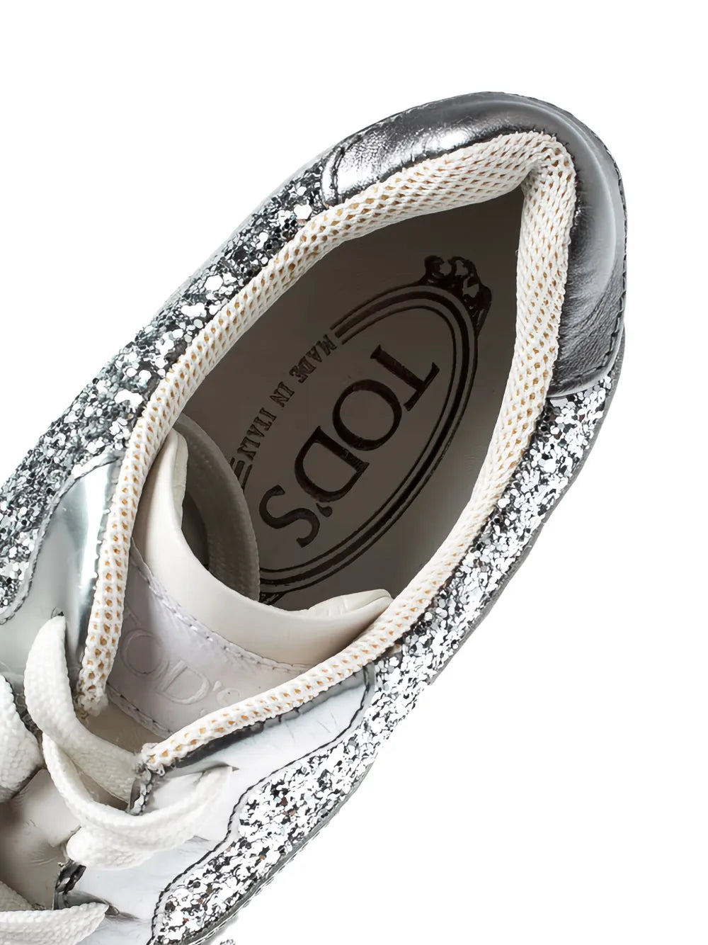 Tod's Vintage Glitter Leather
