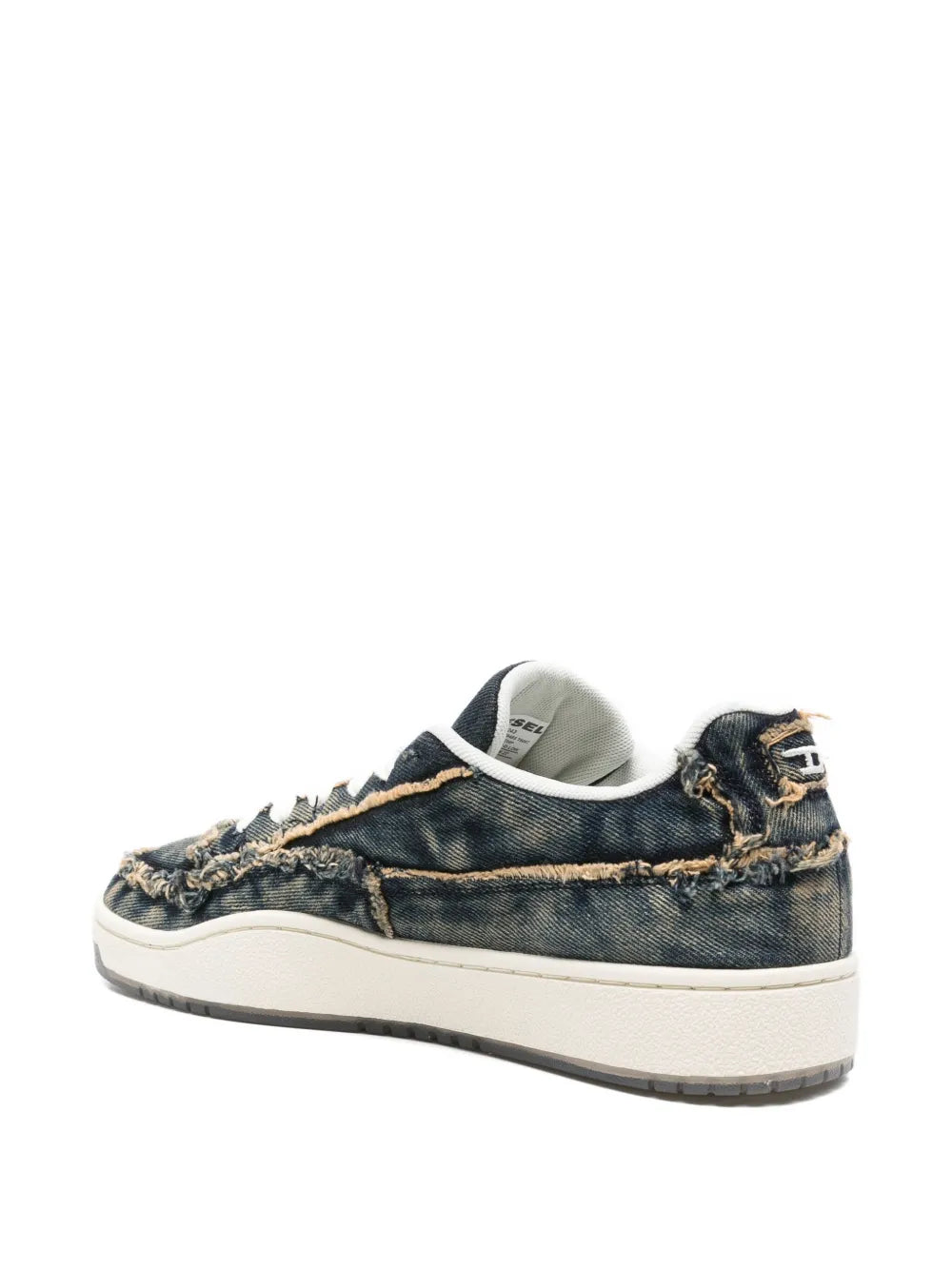 Diesel Frayed Denim Sneakers