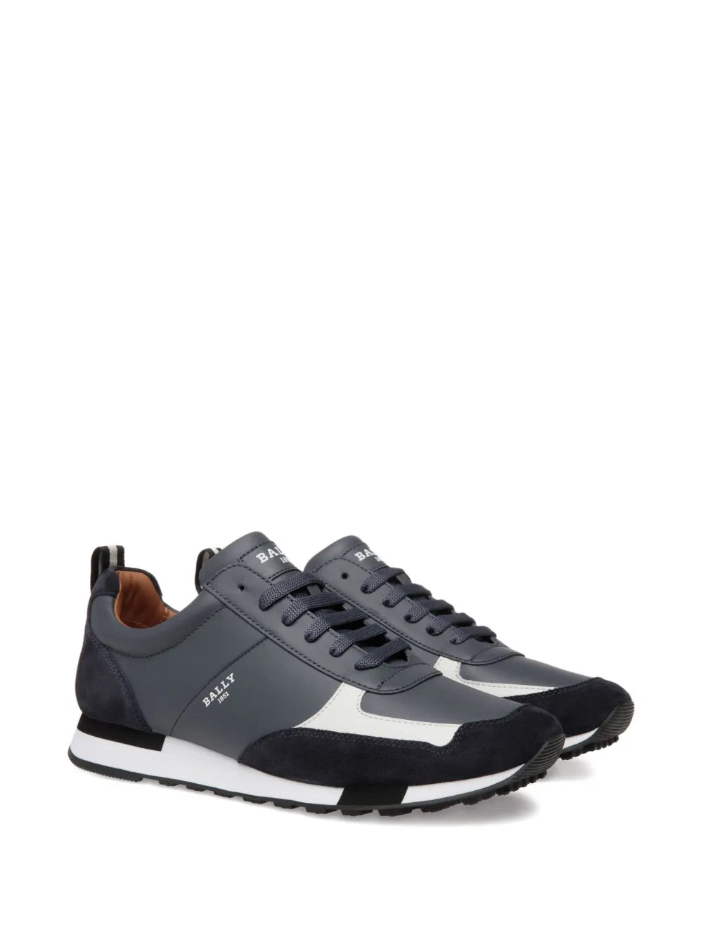 Bally Leather Panelled Low-Tops Sneakers
