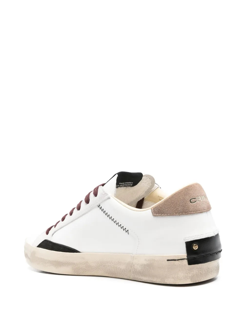 Crime London Distressed Sneakers