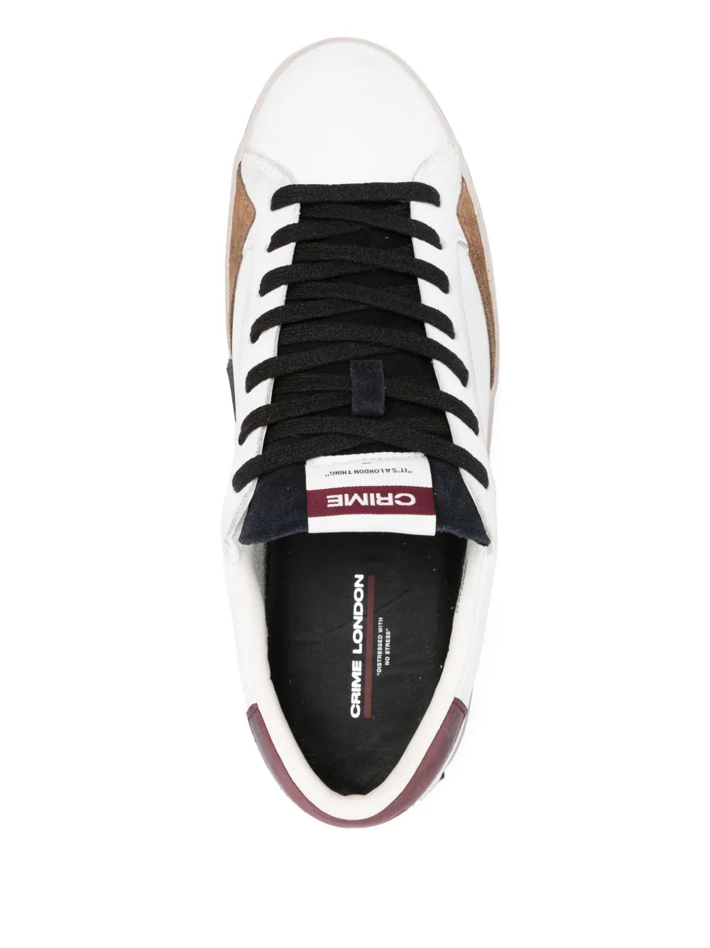 Crime London Distressed Sneakers