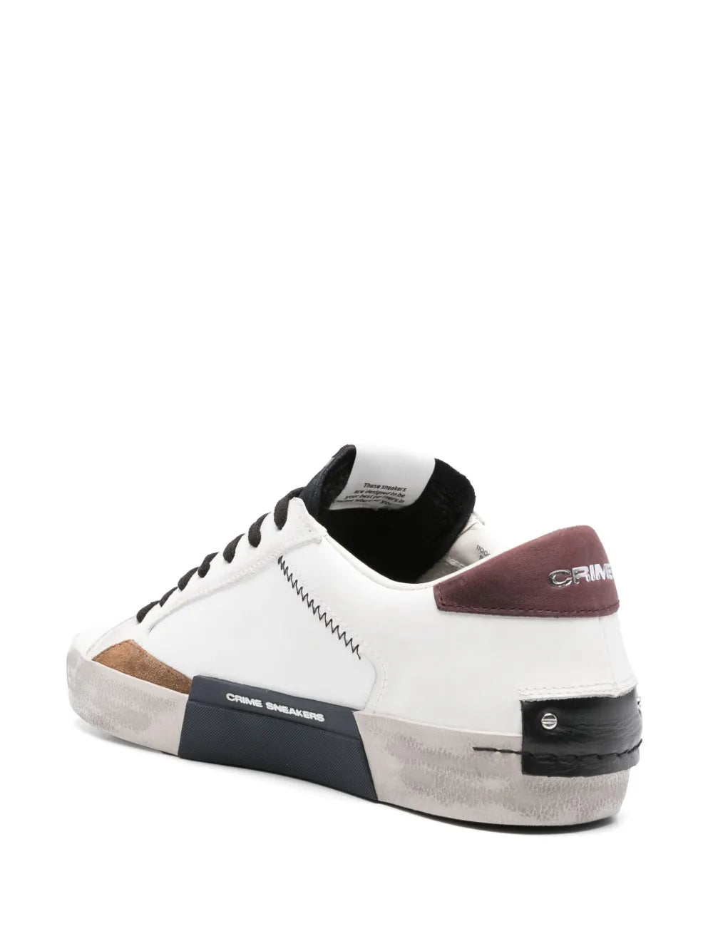 Crime London Distressed Sneakers