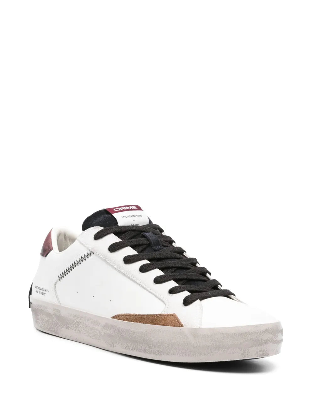 Crime London Distressed Sneakers