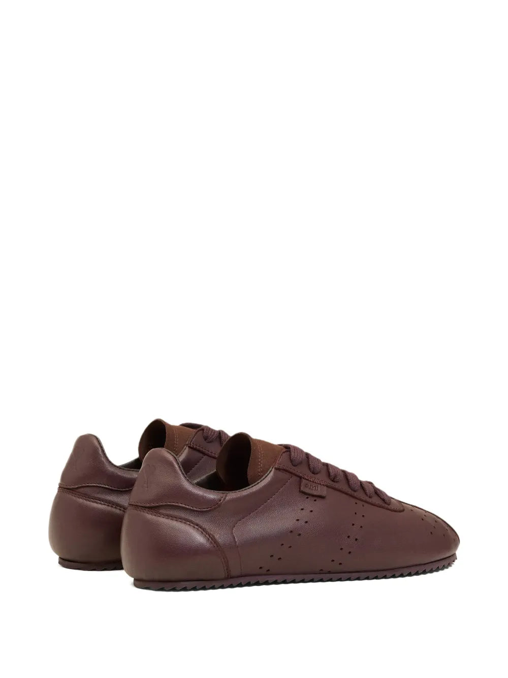 Ami Paris Soft Step Leather Low-Top Sneakers