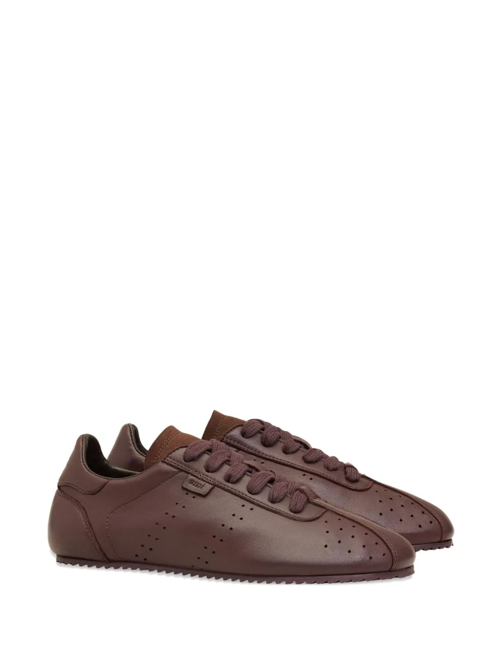 Ami Paris Soft Step Leather Low-Top Sneakers