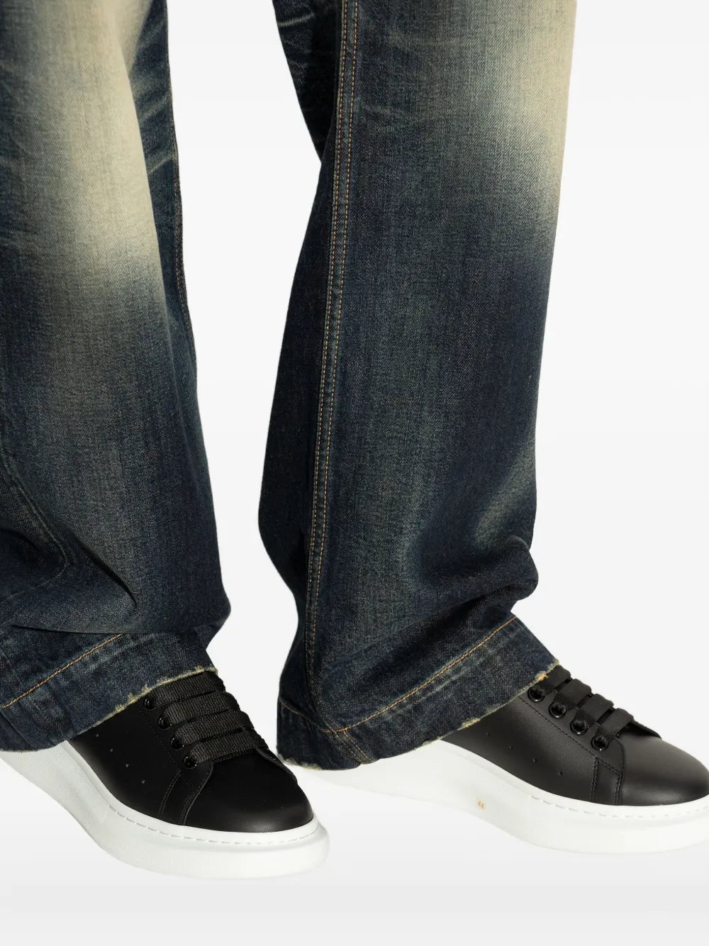 Alexander Mcqueen Oversized Leather Sneakers