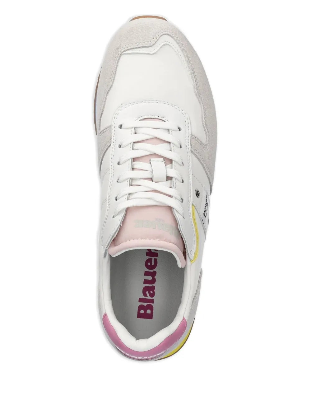Blauer Leather Suede Panel Trainers