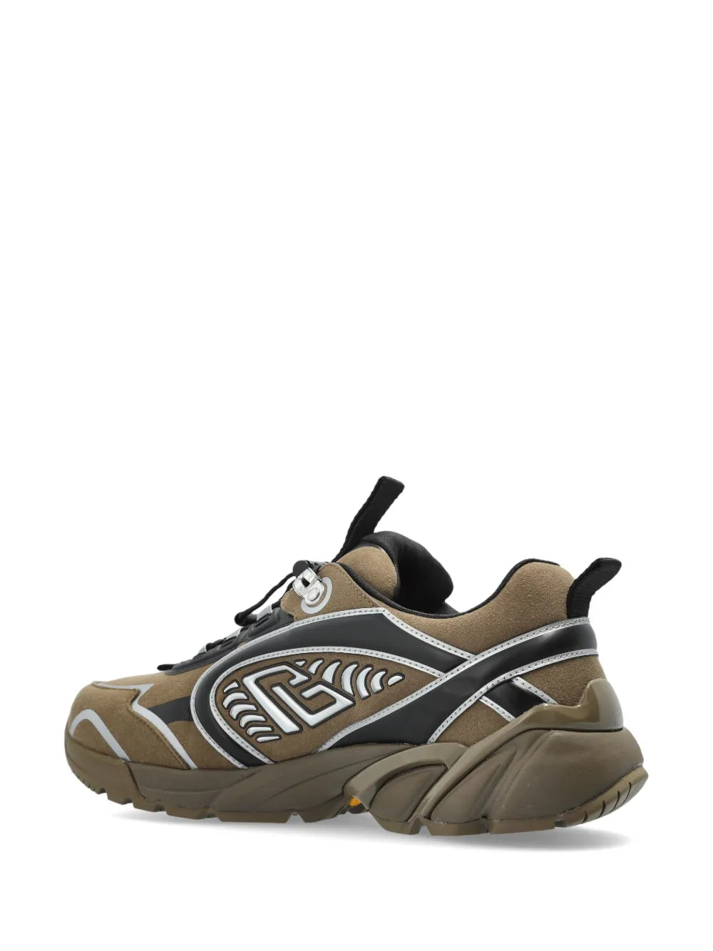 Balmain Cosmic Dust Panelled Sneakers