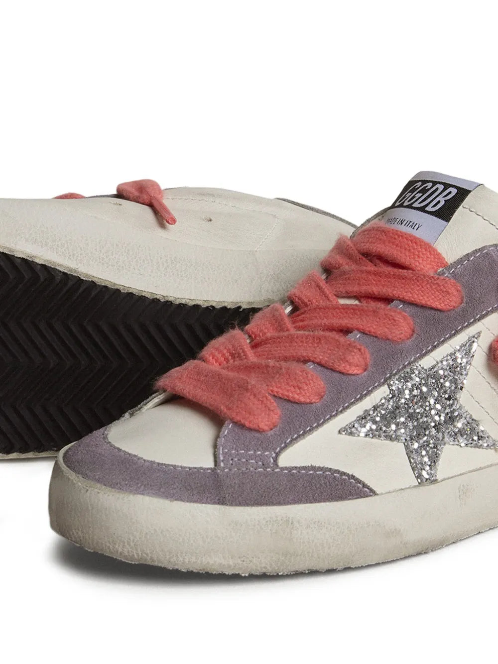 Golden Goose Super Star Glitter-Star Leather