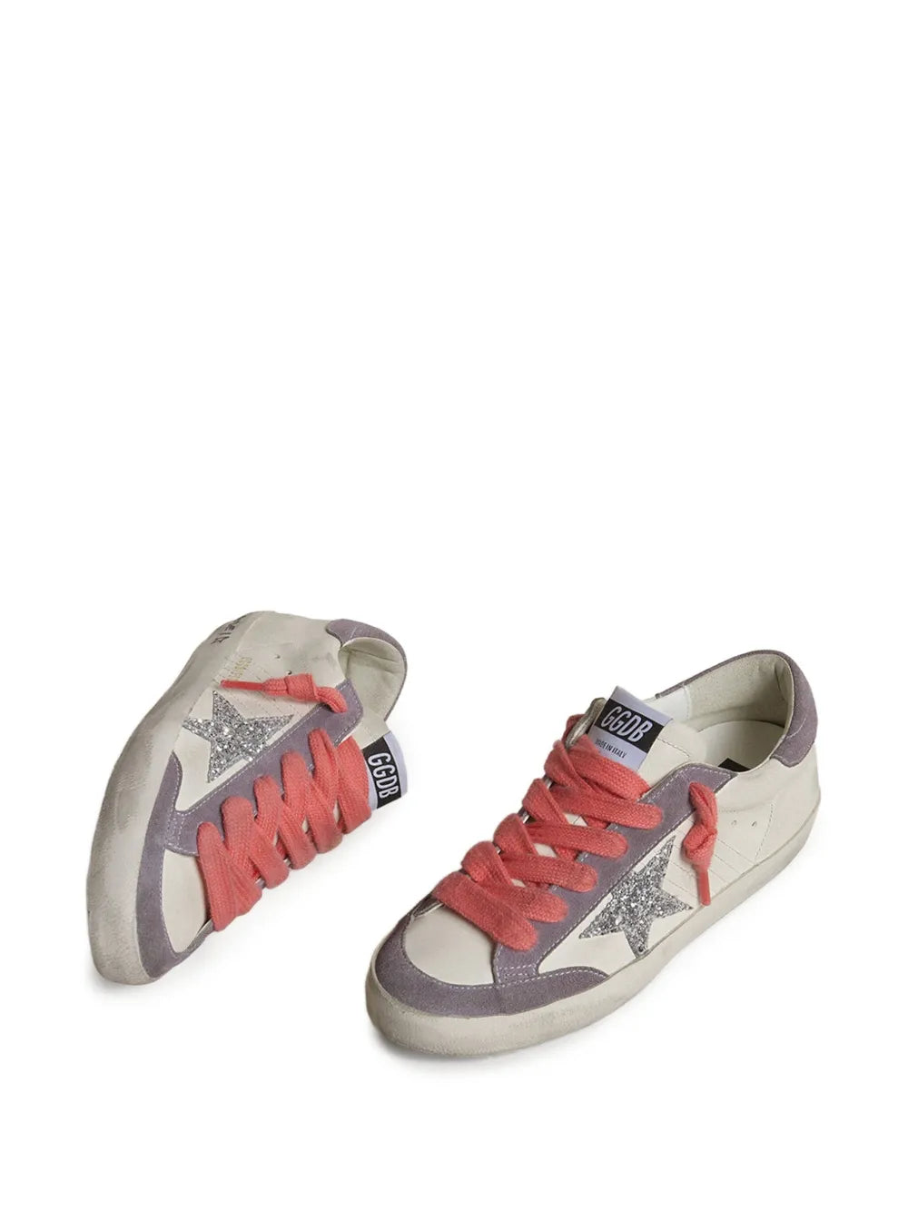 Golden Goose Super Star Glitter-Star Leather