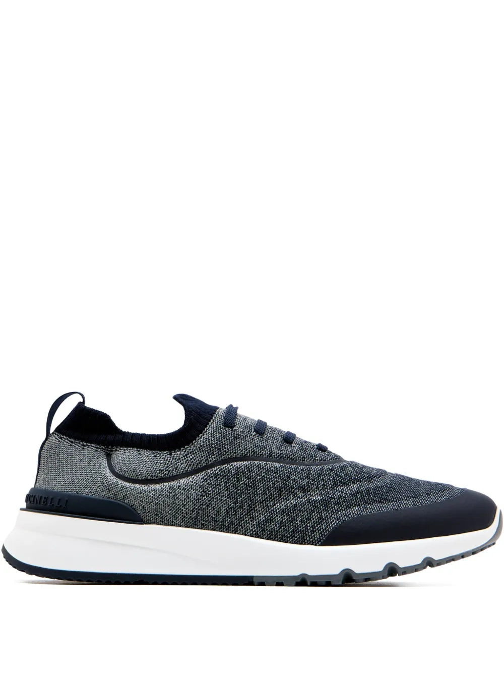 Brunello Cucinelli Knitted Lace-Up Sneakers