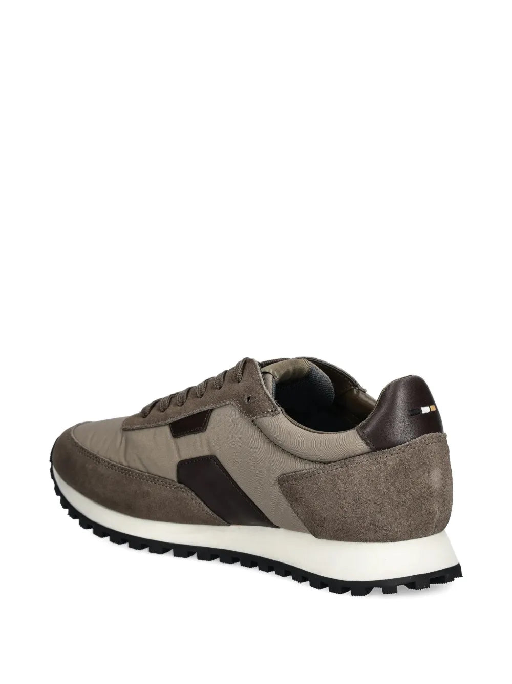 Boss Suede Leather Panel Sneakers