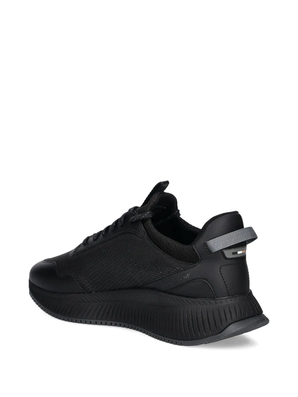 Boss Textured Lace-Up Low-Top Sneakers