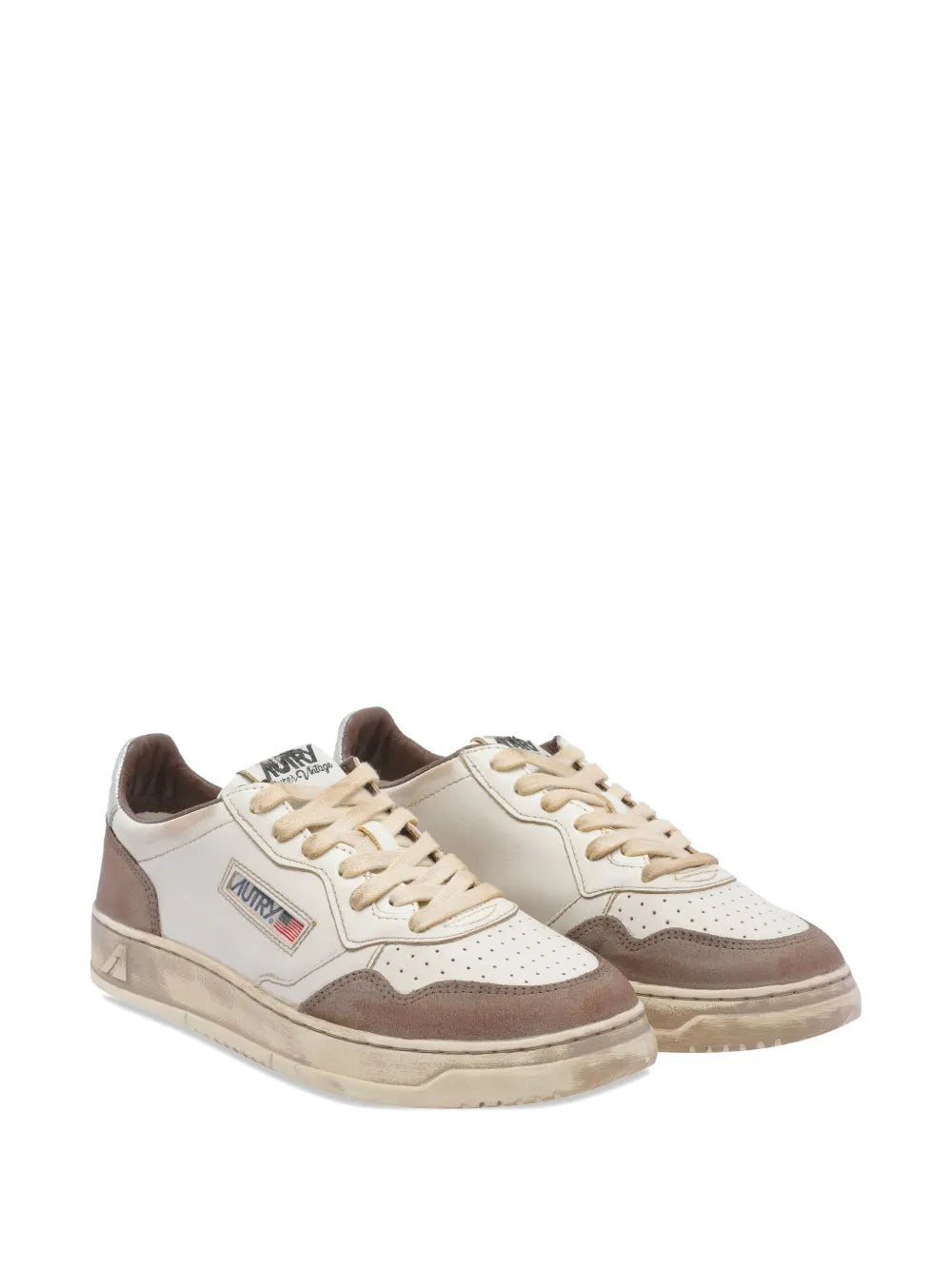 Autry Medalist Super Vintage Leather Sneakers