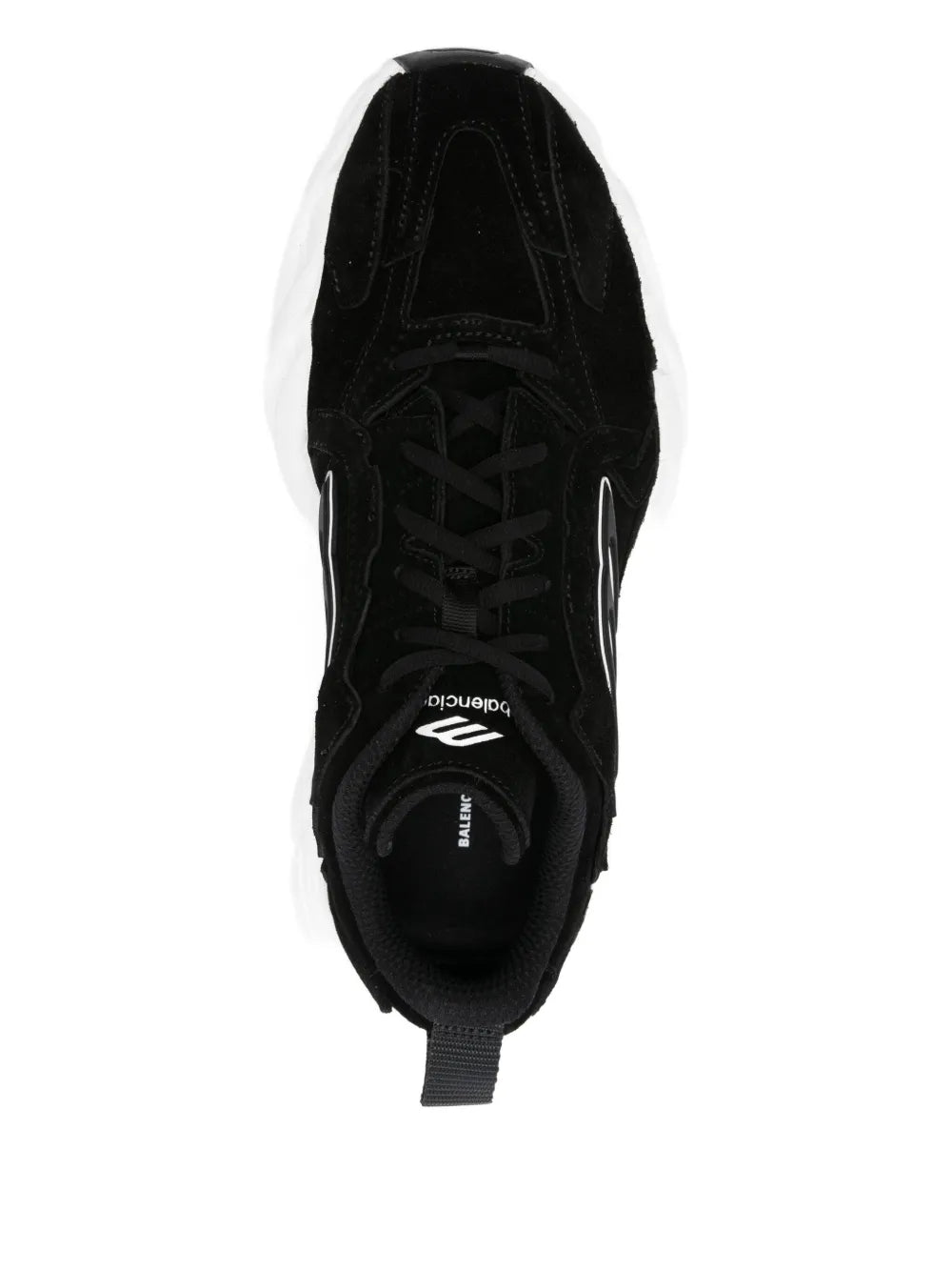 Balenciaga Monday Suede-Leather Sneakers