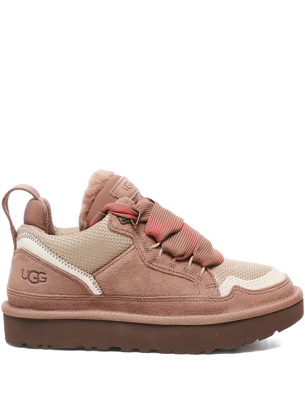 UGG Ribbon-Lace Leather