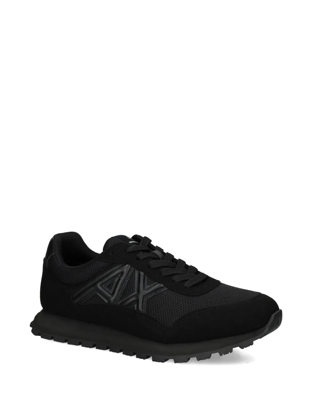 Armani Exchange Logo-Detail Mesh Trainers
