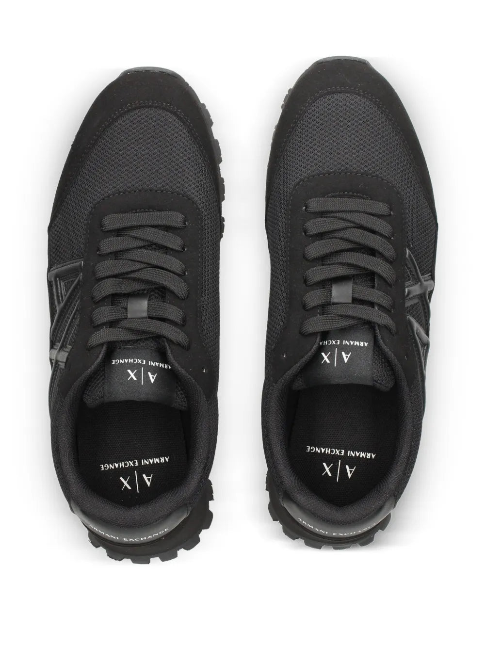 Armani Exchange Logo-Detail Mesh Trainers