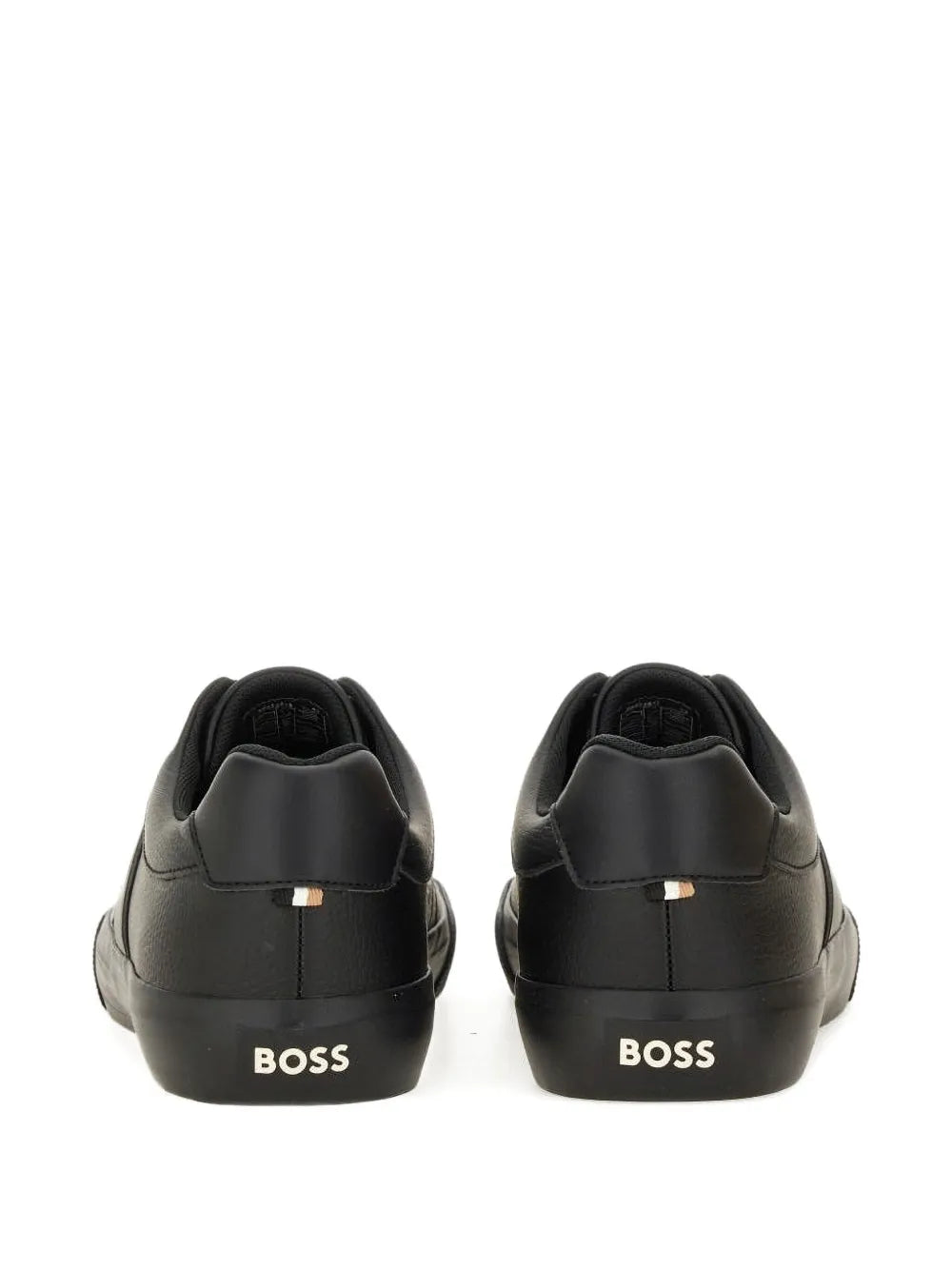 Boss Lace-Up Panelled Sneakers