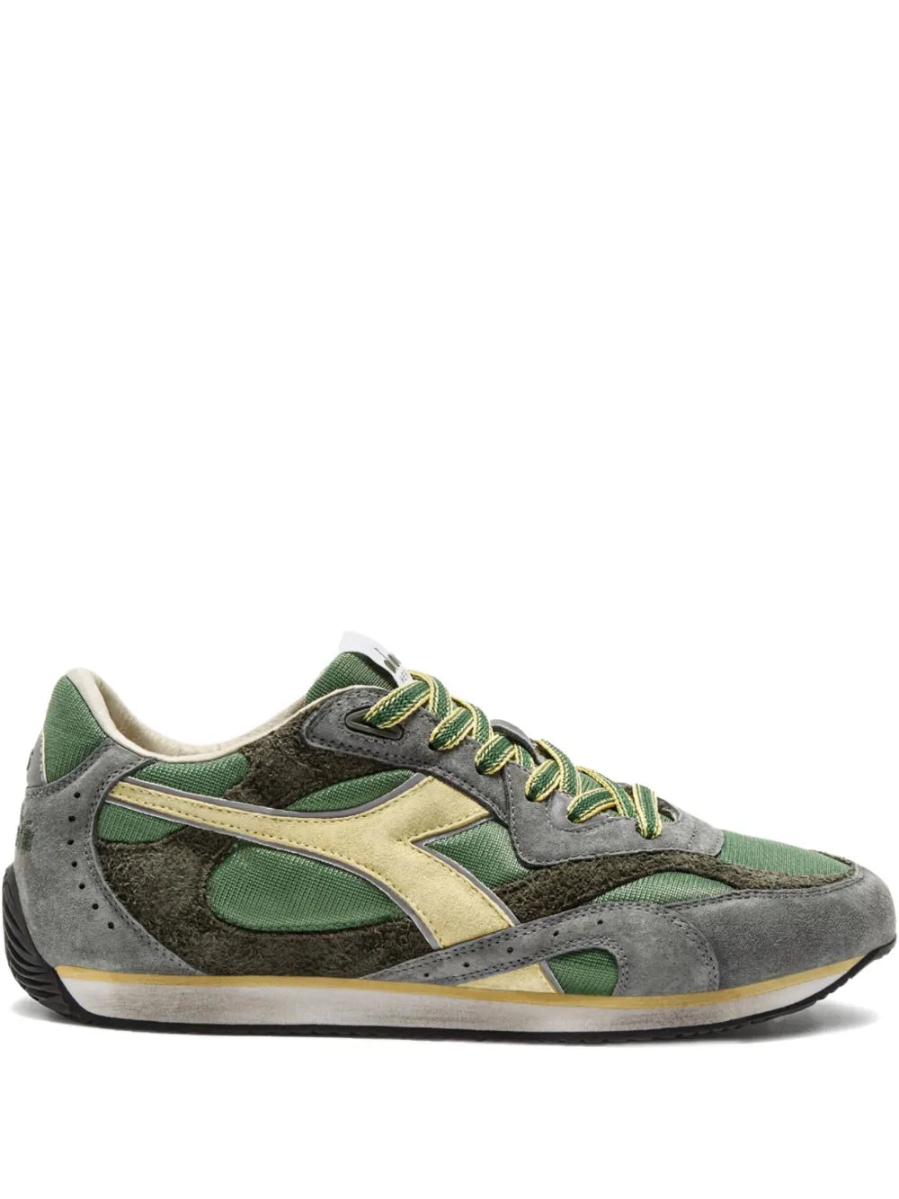 Diadora Suede Panelled Trainers