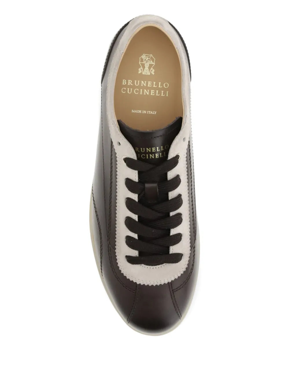 Brunello Cucinelli Leather Lace-Up Sneakers