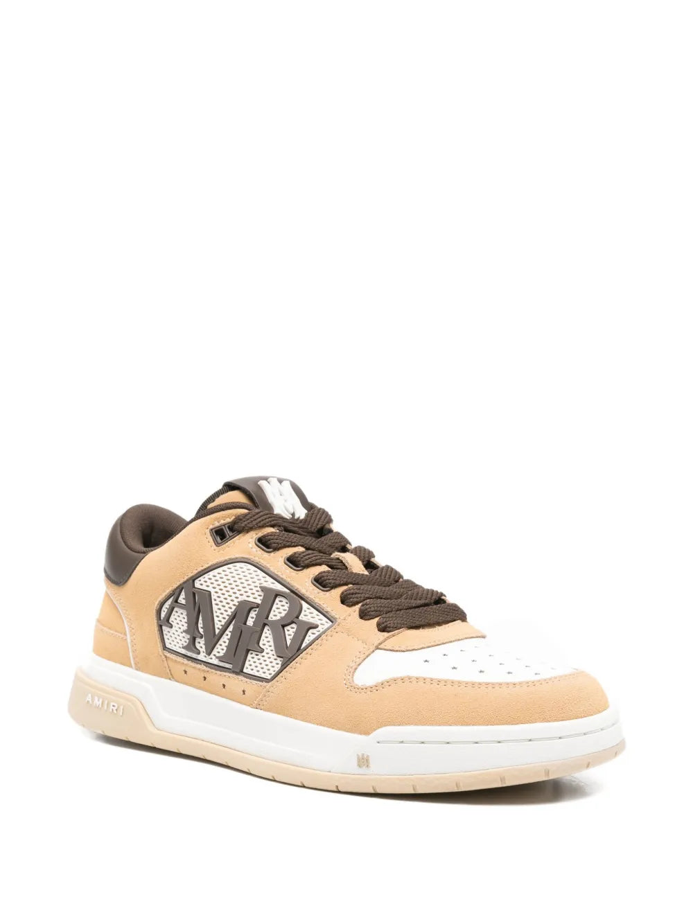 Amiri Logo-Patch Leather Sneakers