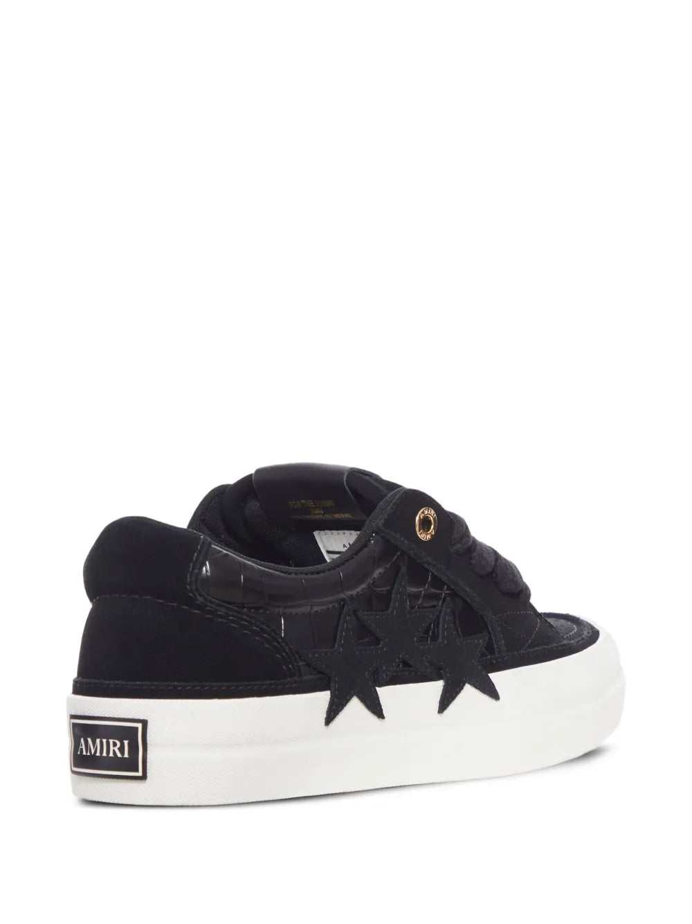 Amiri Star-Crocodile Sneakers