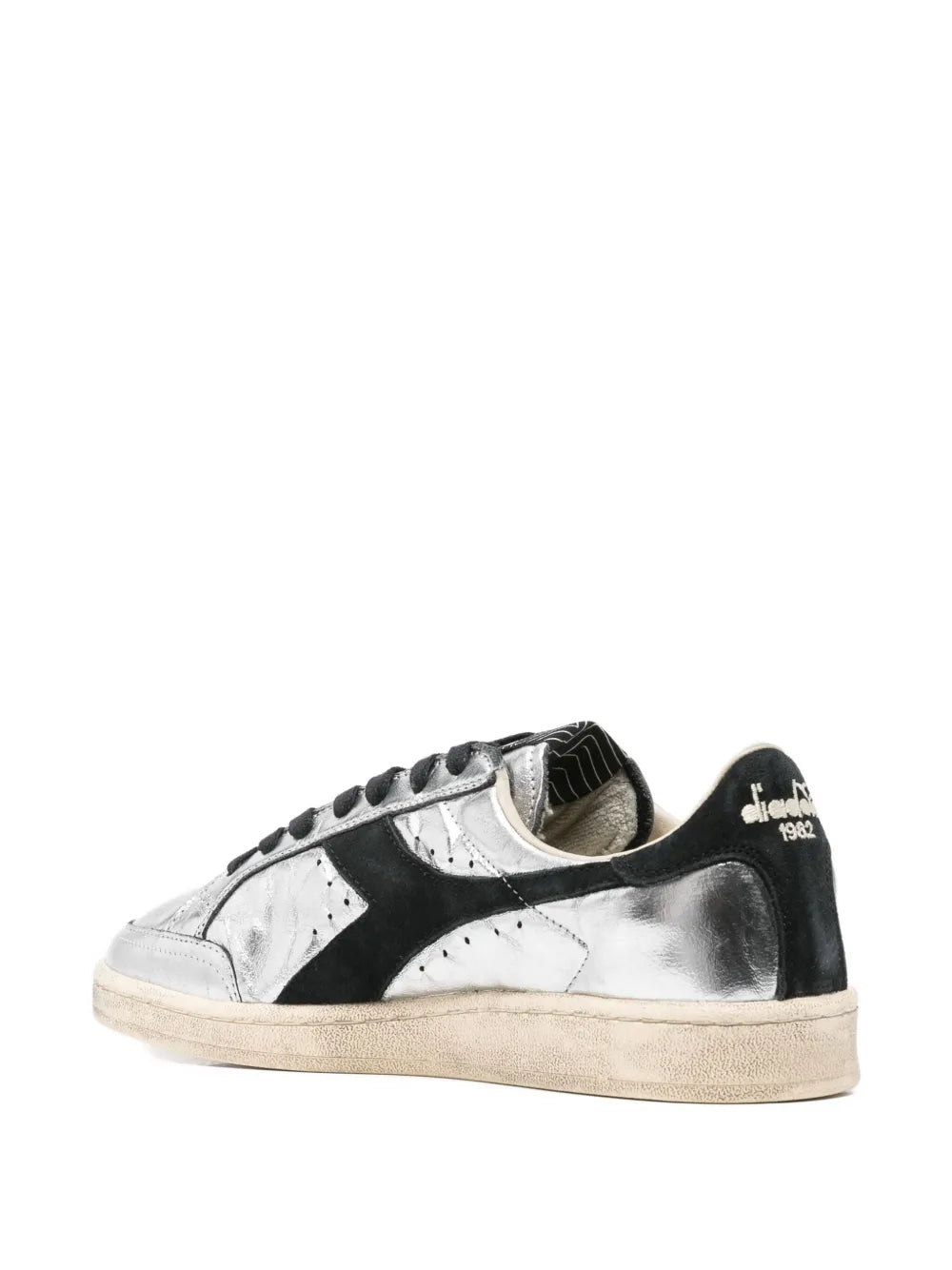 Diadora Metallic-Panelled Sneakers