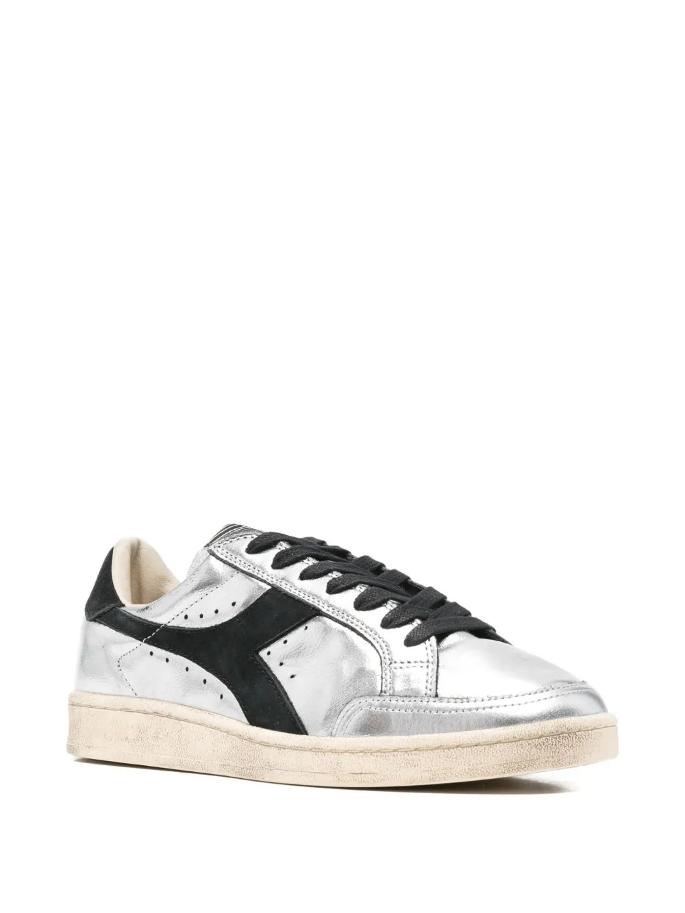 Diadora Metallic-Panelled Sneakers