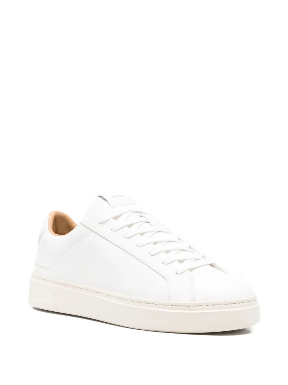 Crime London Leather Lace-Up Sneakers