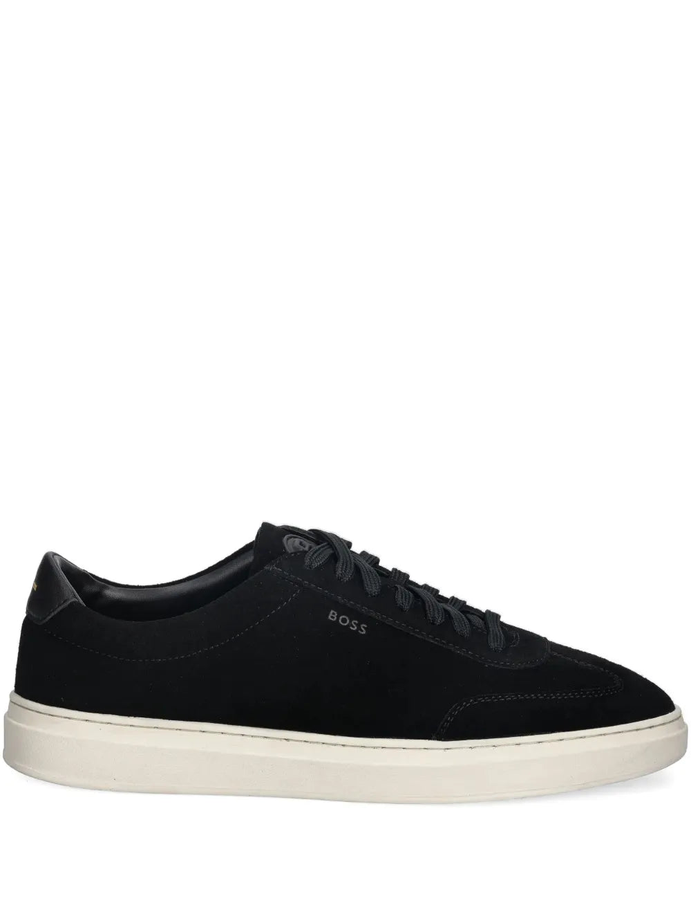 Boss Suede Panelled Sneakers