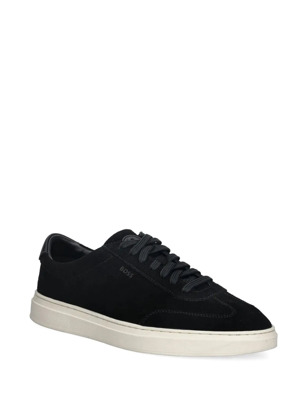 Boss Suede Panelled Sneakers
