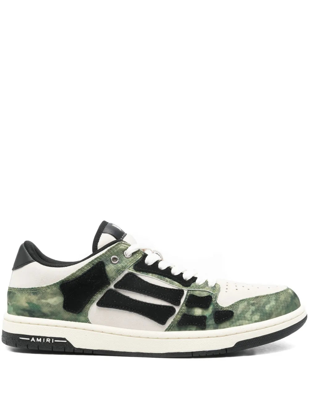 Amiri Camo Skel Lace-Up Sneakers
