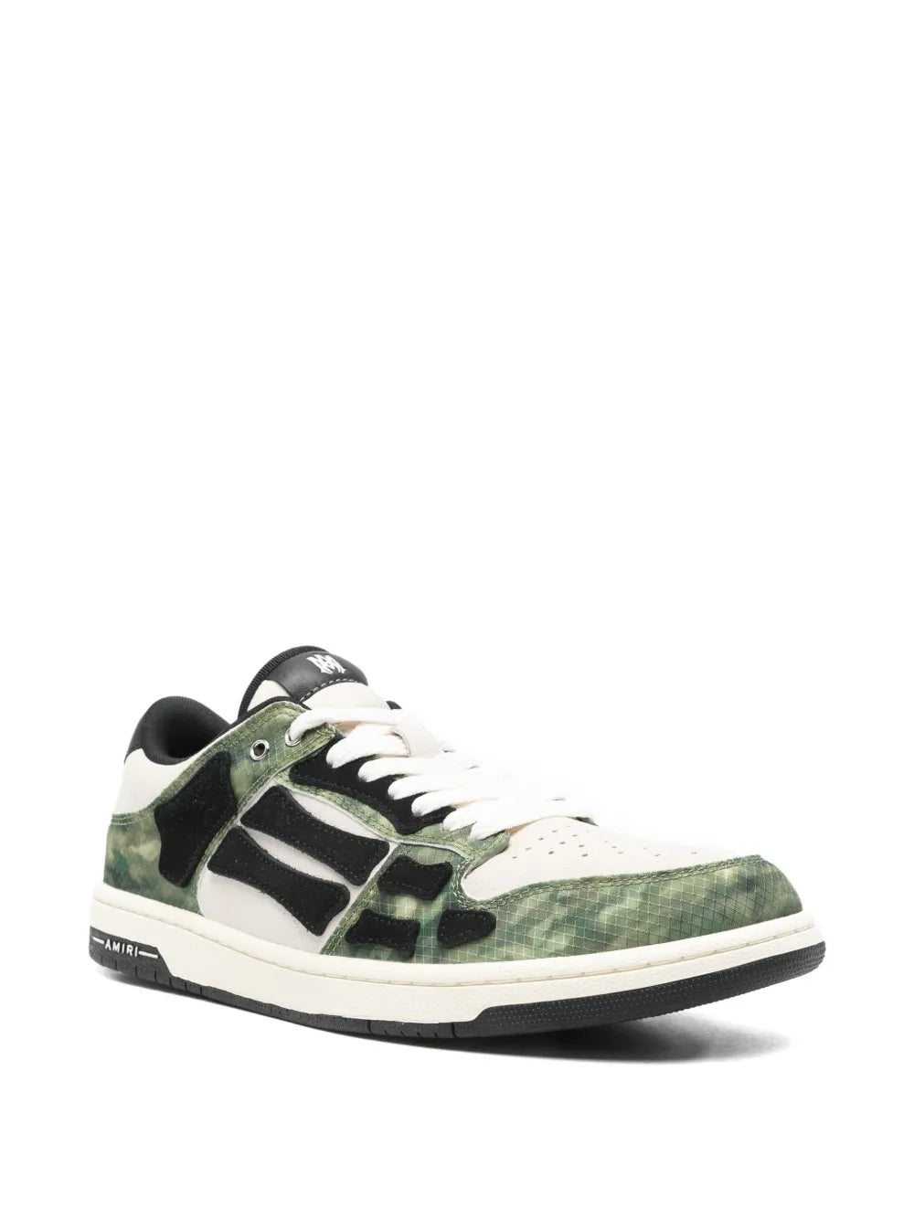 Amiri Camo Skel Lace-Up Sneakers
