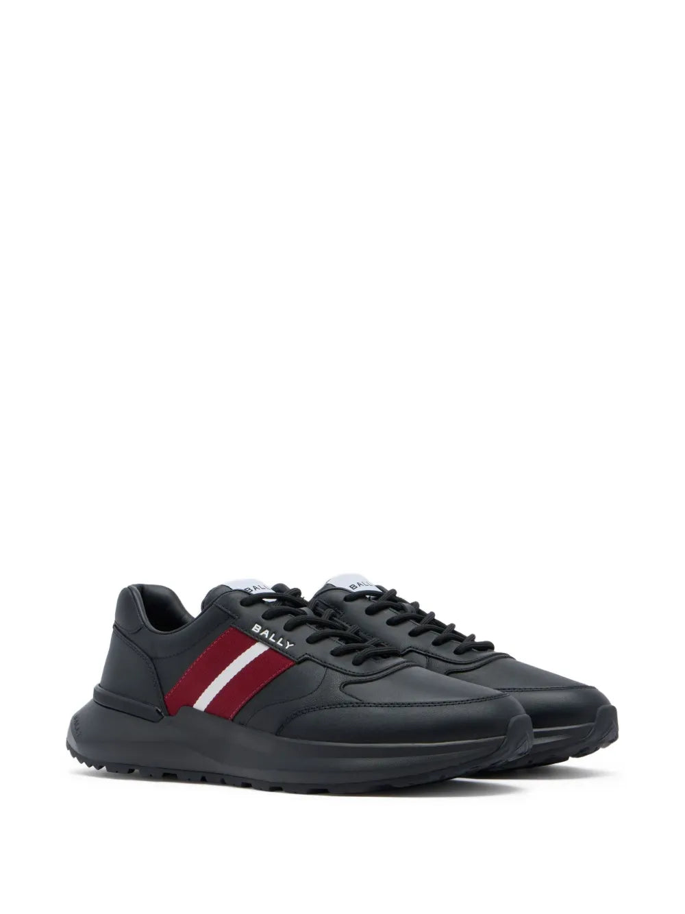 Bally Sylen Ribbon-Detail Leather Sneakers