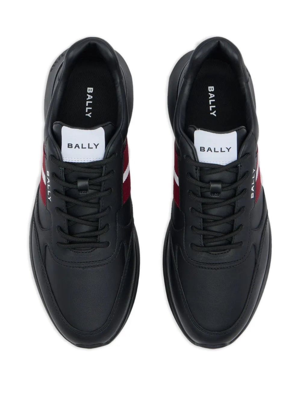 Bally Sylen Ribbon-Detail Leather Sneakers