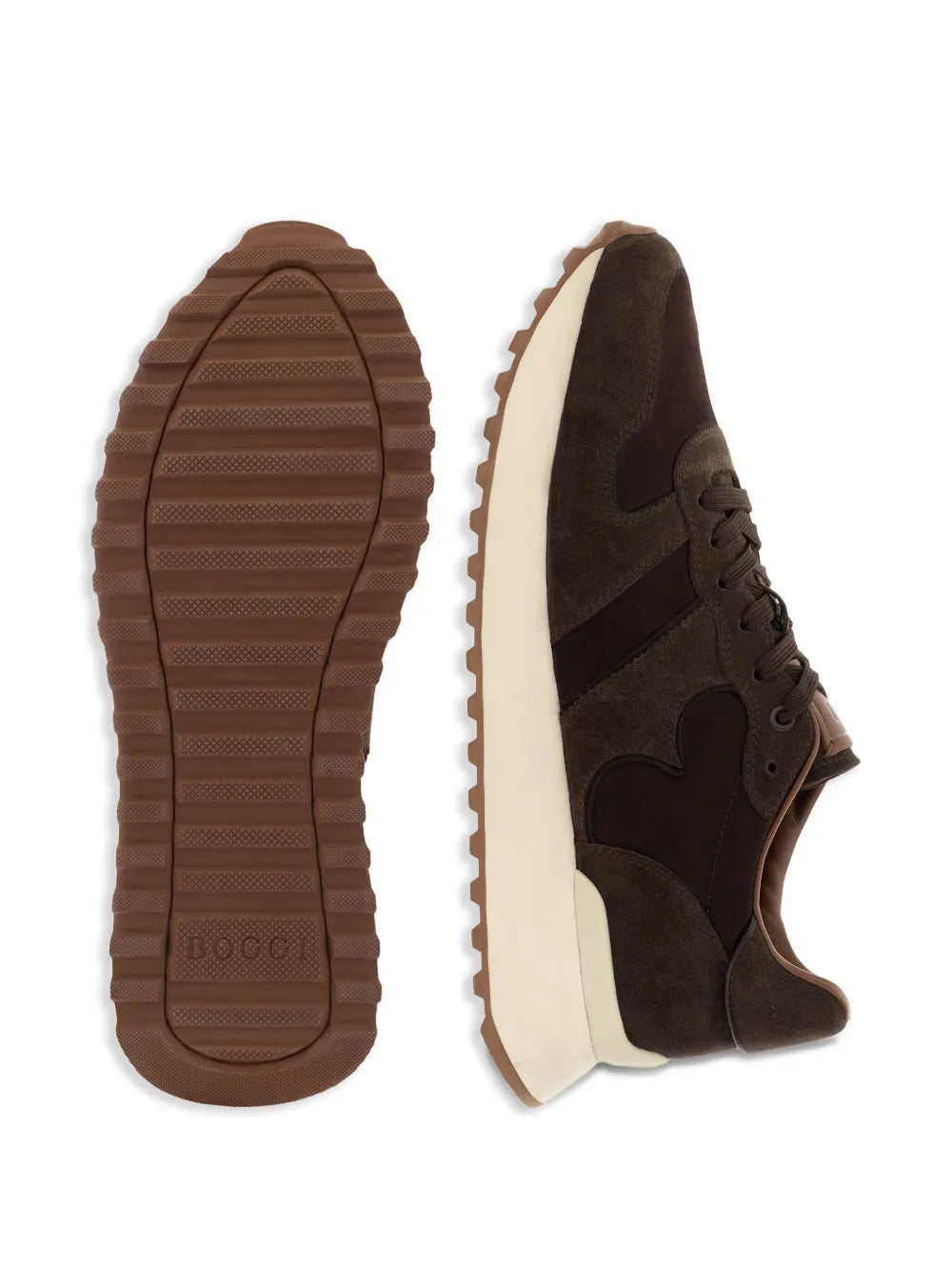 Boggi Milano Suede Logo-Detail Sneakers